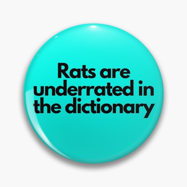 Item preview, Rats are underrated in the dictionary designed and sold by mind-illusions.