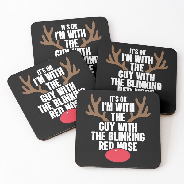 Item preview, It's Ok | I'm With That Guy With The Blinking Red Nose designed and sold by GravitiTees.