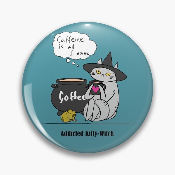 Item preview, Addicted Kitty-Witch designed and sold by BeeHappyShop.