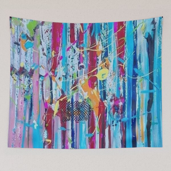 Item preview, Polychromous, a vibrant abstract piece designed and sold by Art With Impact – Statement Art & Apparel for Deep Thinkers.