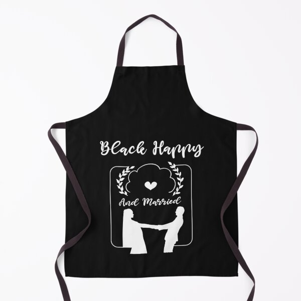 Item preview, Black happy and married tshirt designed and sold by Chaos Pixel Studio.