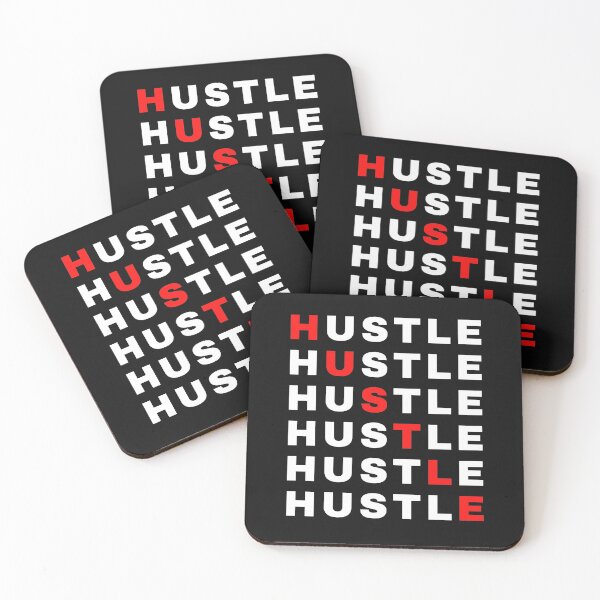 Item preview, Hustle Repeated Design designed and sold by molamode.