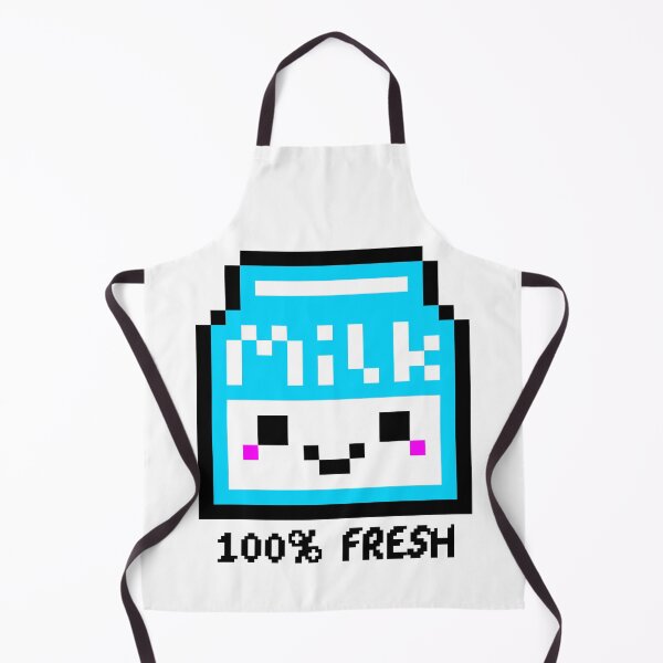 Item preview, Cute Milk Carton "100% fresh" Kawaii japanese pixel art designed and sold by TamGustam.