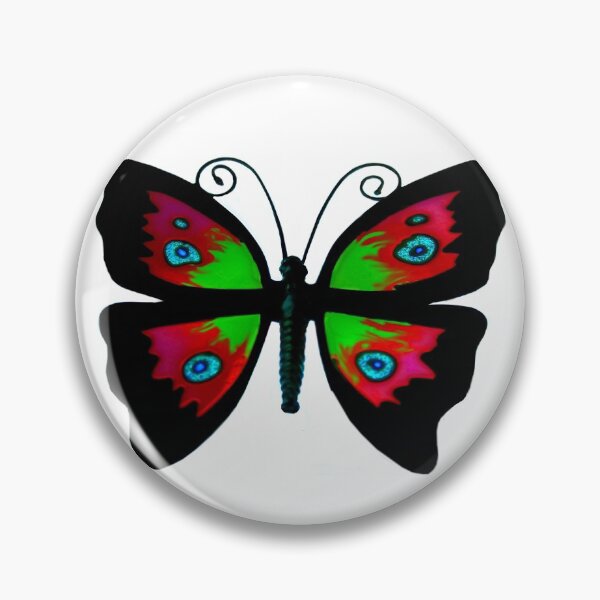 Item preview, Colorful Metal Butterfly designed and sold by heatherfriedman.