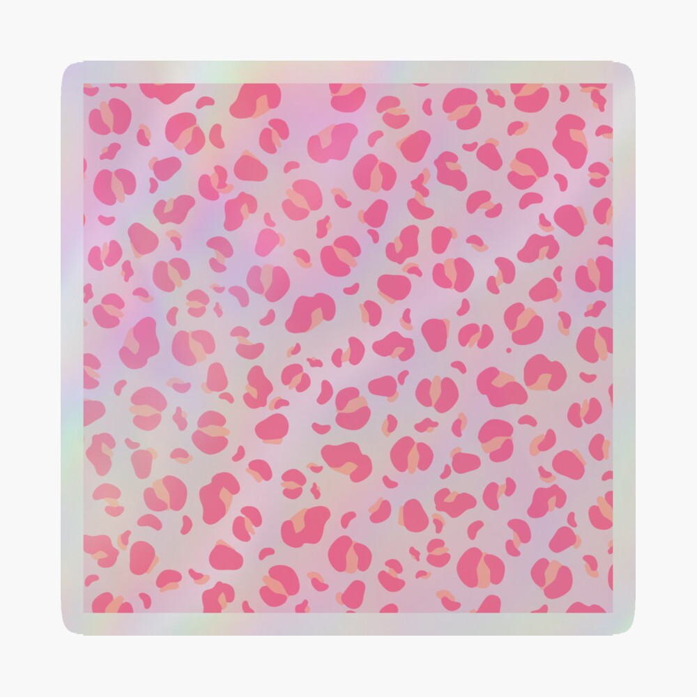 『 Pink cheetahs 』by Ally 20*20cm Love Cheer Pink Cheetah 20