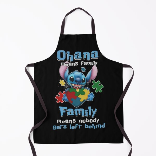 Ohana Stitch Family Gifts For Fans, For Men and Women, Gift Halloween Day, Thanksgiving, Christmas Day Apron