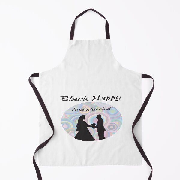 Item preview,  Black happy and married tshirt designed and sold by Chaos Pixel Studio.