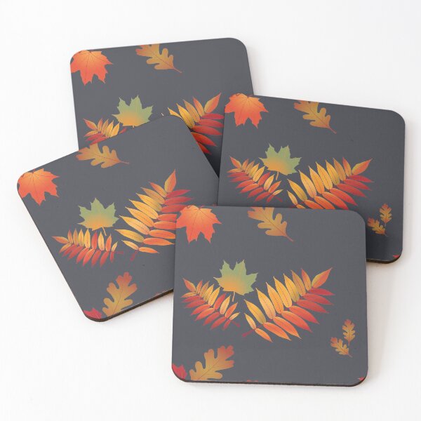 Item preview, Fall Foliage Pattern - Grey designed and sold by glategan.