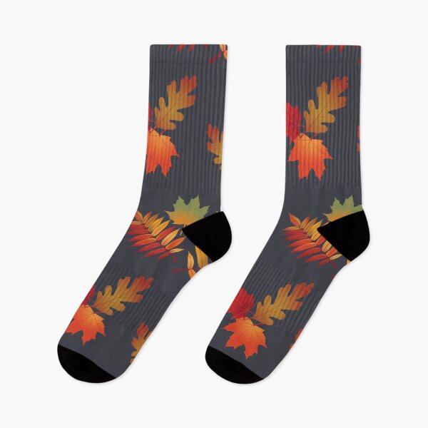 Item preview, Fall Foliage Pattern - Grey designed and sold by glategan.