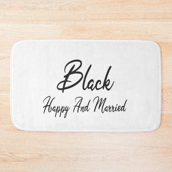 Item preview, Copy of  Black happy and married tshirt designed and sold by Chaos Pixel Studio.