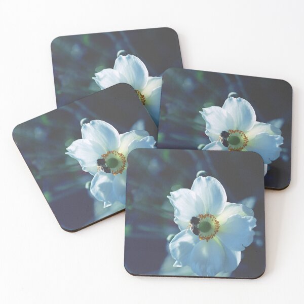 Item preview, More White Flowers with Bee - Photography designed and sold by greatnorris.