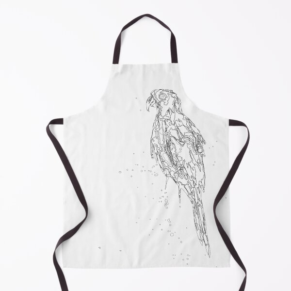 Item preview, Blue macaw arara, line art black designed and sold by melissemoreira.