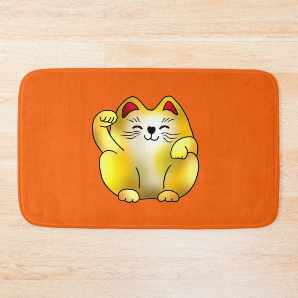 Item preview, Right paw gold sitting good luck maneki neko  designed and sold by CuisineCat.