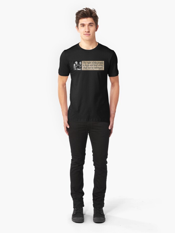 Alternate view of The 2nd Amendment Slim Fit T-Shirt