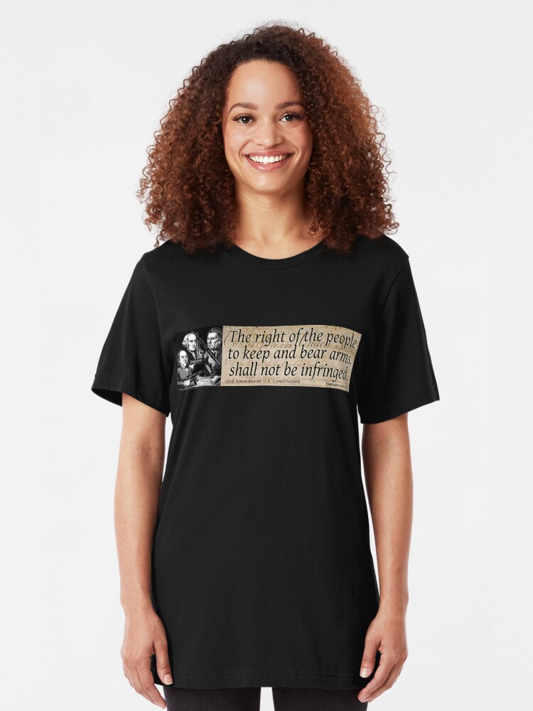 Alternate view of The 2nd Amendment Slim Fit T-Shirt