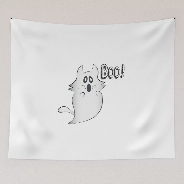 Item preview, Funny Cat Ghost Boo Halloween Gift , Halloween Party designed and sold by medarabon04.