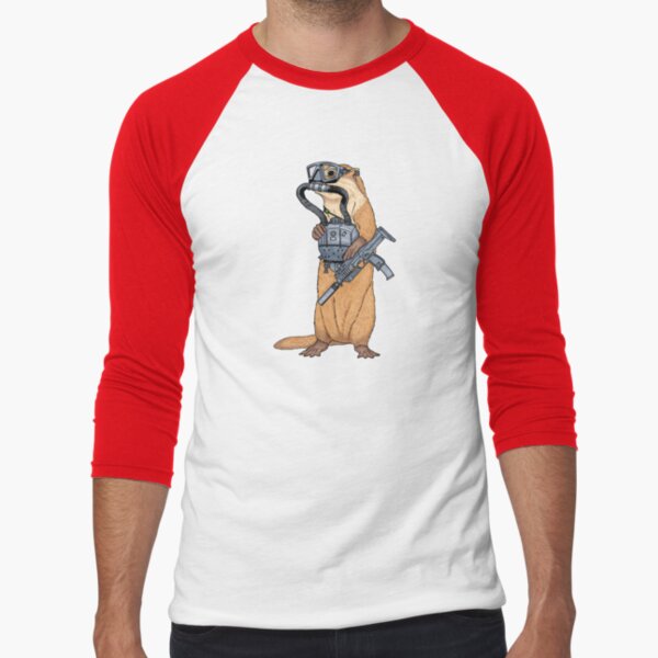 Otter Ops Baseball ¾ Sleeve T-Shirt