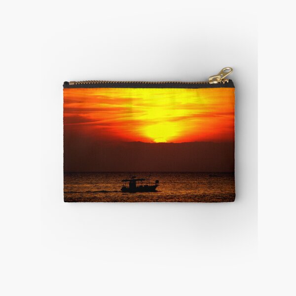 Item preview, Sunset with fishing boat designed and sold by EastofAngland.