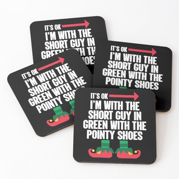 Item preview, It's Ok | I'm With The Short Guy In Green And Pointy Shoes designed and sold by GravitiTees.