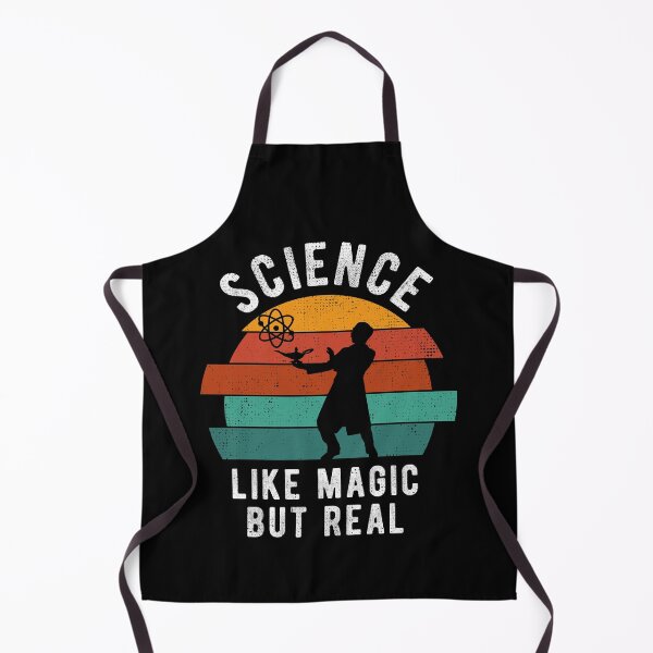 Item preview, Science Like Magic But Real Funny retro vintage science teacher designed and sold by OdmiDesign.