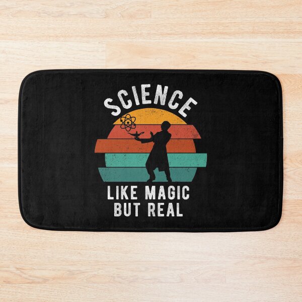 Item preview, Science Like Magic But Real Funny retro vintage science teacher  designed and sold by OdmiDesign.