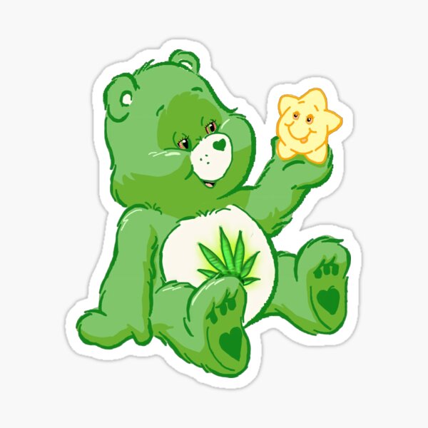 Stoner care bear Sticker