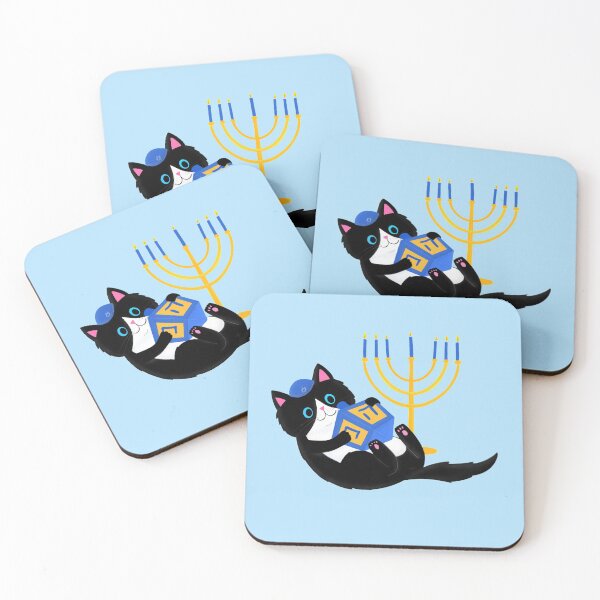 Artikelvorschau, Hanukkah Cat entworfen und verkauft von HebrewHipster.