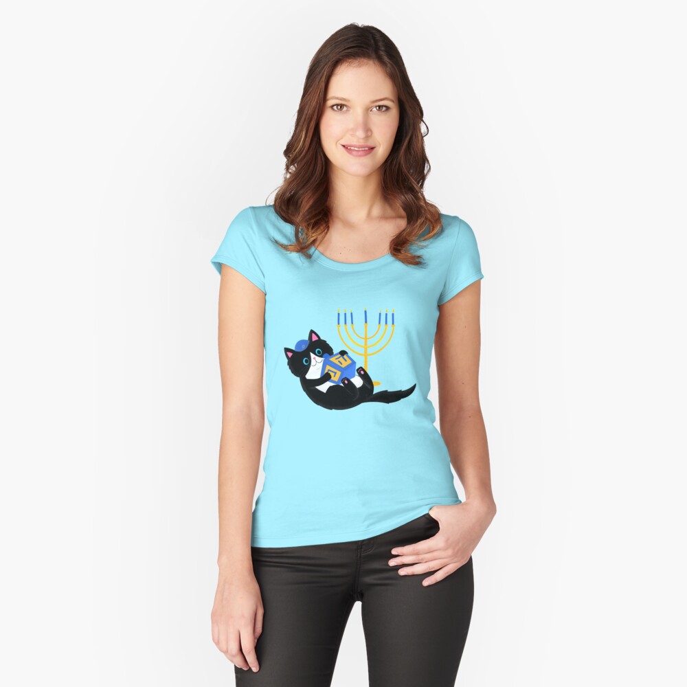 Item preview, Fitted Scoop T-Shirt designed and sold by HebrewHipster.