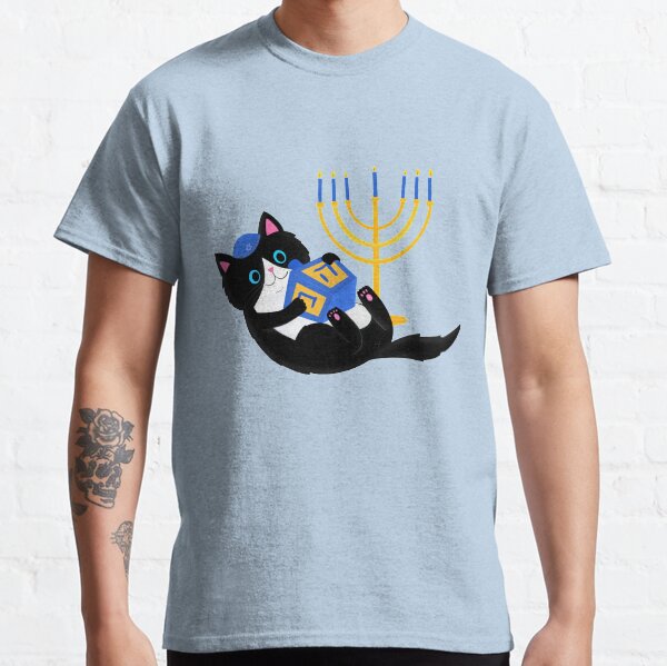 Item preview, Hanukkah Cat designed and sold by HebrewHipster.