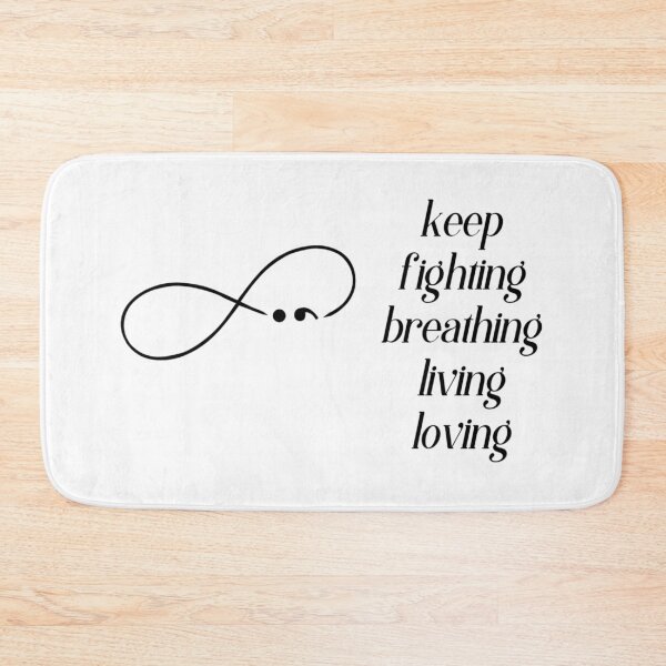 Item preview, Keep Fighting Breathing Living Loving designed and sold by CreativeEmpires.