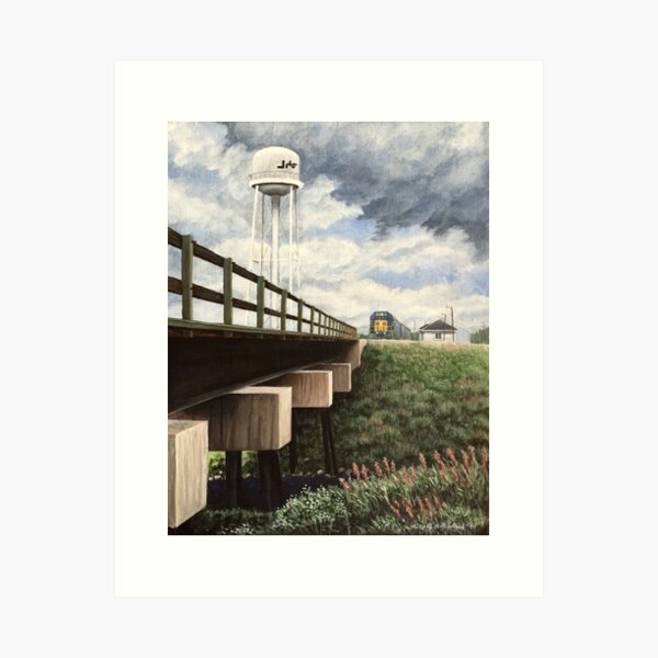 Moosonee Water Tower Art Print