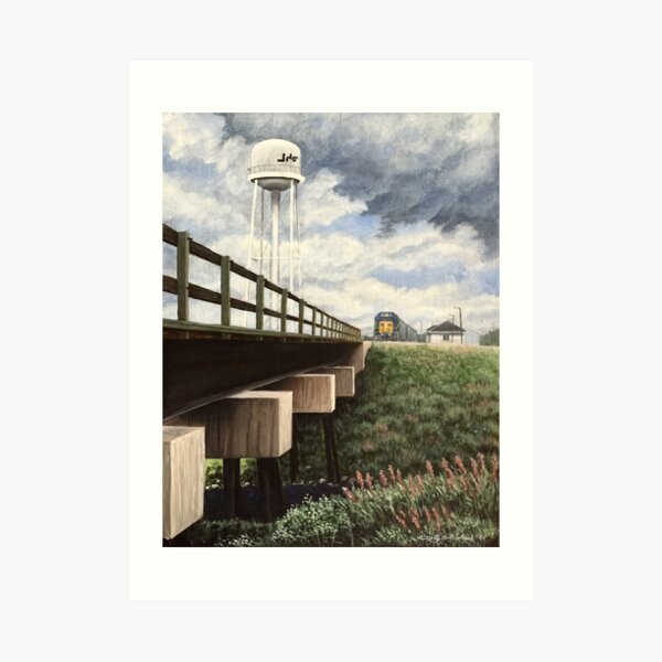 Moosonee Water Tower Art Print