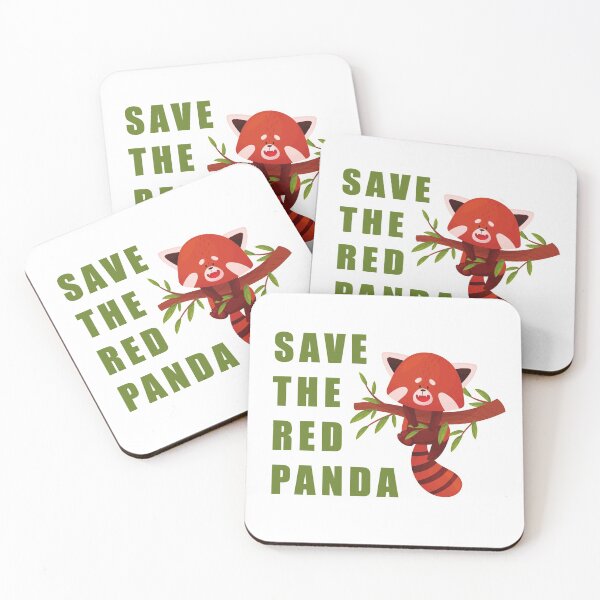Item preview, Save the Red Panda -green designed and sold by Katherine Winner.