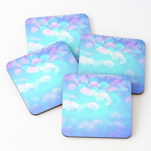 Item preview, Tiny Pink and Blue Jellyfish Jamboree designed and sold by StayCuztom.
