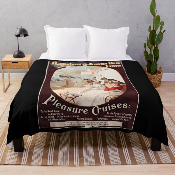 Item preview, Pleasure Cruises retro poster designed and sold by CorasPosters.