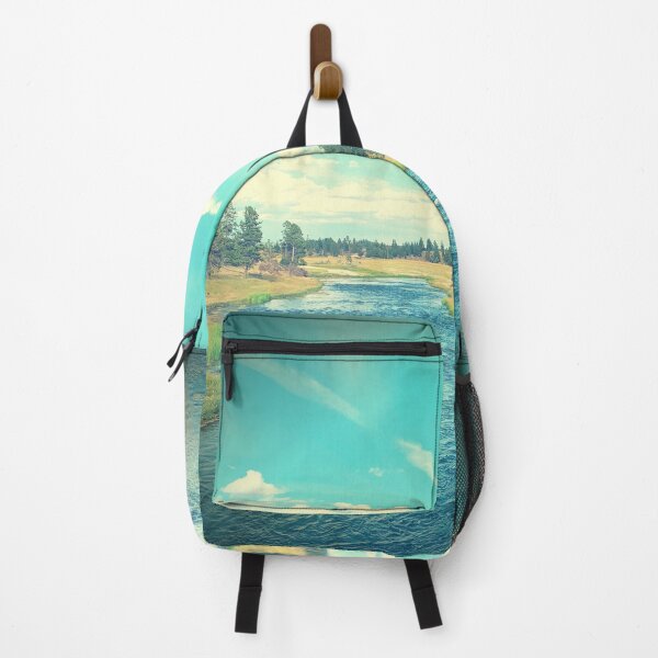 Item preview, Vintage Peaceful River Yellow Stone National Park Nature designed and sold by EdenLiving.