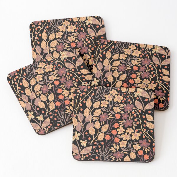 Item preview, Autumn Floral/ Foliage Pattern in Shades of Brown designed and sold by linime1984.