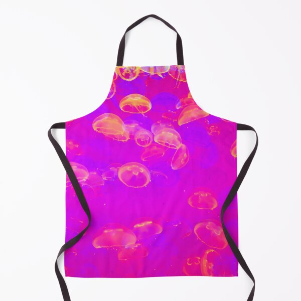 Item preview, Tiny Orange Glowing Jellyfish Jamboree designed and sold by StayCuztom.