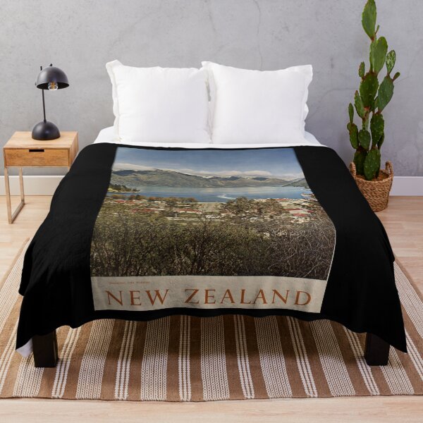 Item preview, New Zealand retro poster designed and sold by CorasPosters.