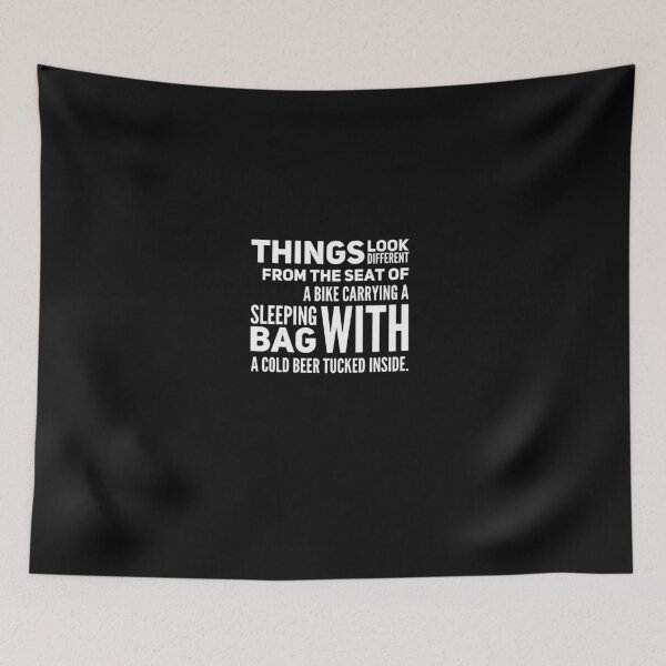 Item preview, Things Look Different From The Seat of A Bike designed and sold by Elena's Shop.