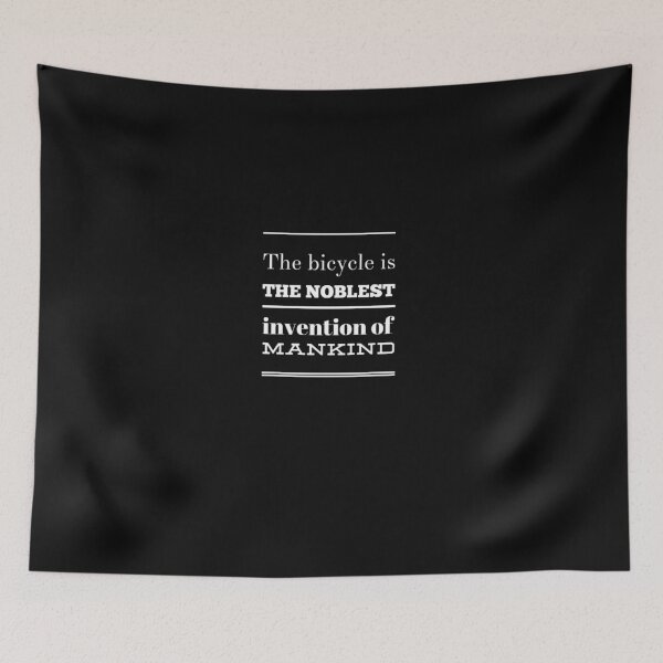 Item preview, The Bicycle is The Noblest Invention of Mankind designed and sold by Elena's Shop.