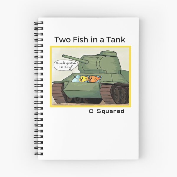 Item preview, Two Fish in a Tank designed and sold by redtreespinkair.