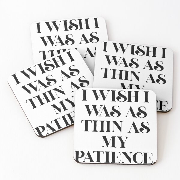 Item preview, I Wish I Was As Thin As My Patience - Women Sarcastic Gym Workout  designed and sold by ZeLittleFamily.