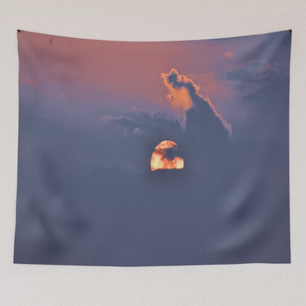 Item preview, Aesthetic pastel sky clouds designed and sold by Mariolangstieh.