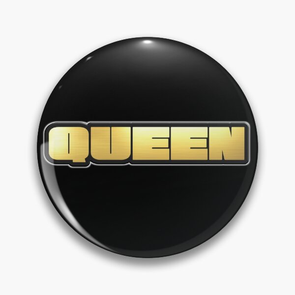 Item preview, Shiny black and Gold QUEEN word ver1 designed and sold by smARTwork.