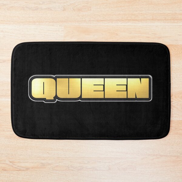 Item preview, Shiny black and Gold QUEEN word ver1 designed and sold by smARTwork.
