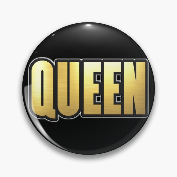 Item preview, Shiny black and Gold QUEEN word ver2 designed and sold by smARTwork.