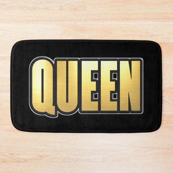 Item preview, Shiny black and Gold QUEEN word ver2 designed and sold by smARTwork.