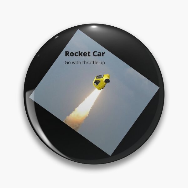Item preview, Rocket Car. Go With Throttle Up designed and sold by Bagsyrose.