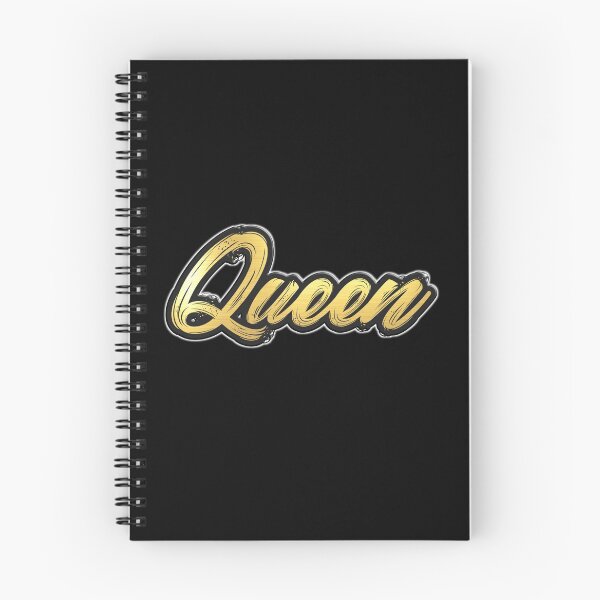 Item preview, Shiny black and Gold QUEEN word ver4 designed and sold by smARTwork.